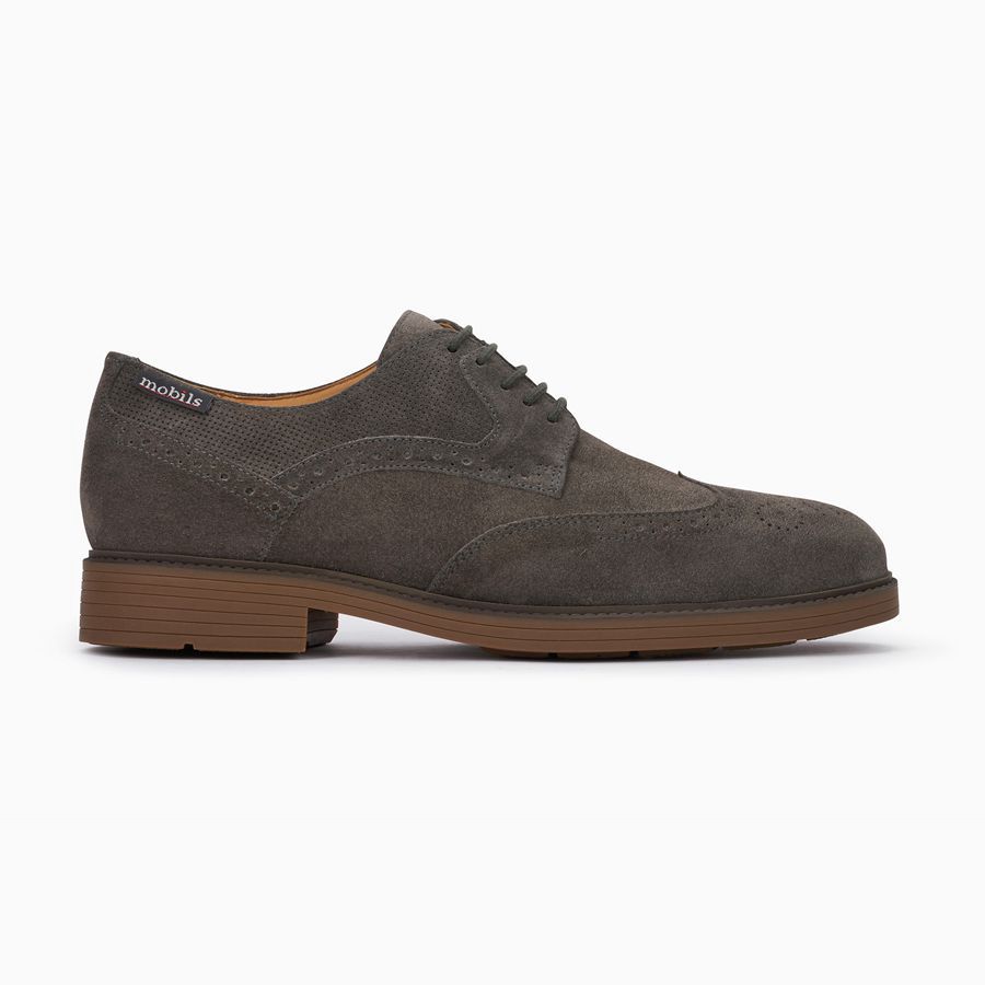 Mobils FERNAND Suede Férfi Oxford Cipő - Barna, HU-74555